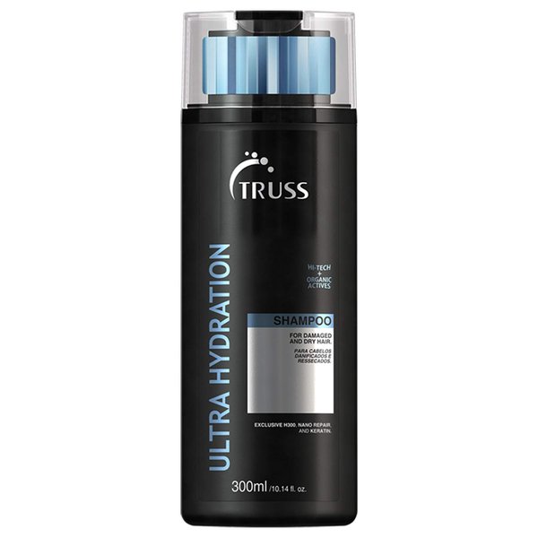 TRUSS Ultra Hydration Shampoo - Intense Moisturizing Shampoo for Color Treated Hair - Repair Damage + Add Shine with Our Hydrating Shampoo for Dry Hair - Anti Frizz Humidity Protection (300 ml)