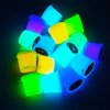 15 Pack Glow in The Dark Slime, Crystal Galaxy Slime, Including Blue, Pink, Yellow, Orange etc, Slime Party Favors, Soft and Non-Sticky, for Educational Stress Relief Slime Toys for Girls Boys