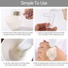 Tecbeauty Face Mask Mixing Bowl Set, 10 Pcs DIY Facemask Mixing Tool Kit with Silicone Facial Mask Bowl Brushes Stick Spatula Measuring Cup (White)