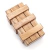BSIRI Secret Puzzle Box- Brain Teaser Wooden Box with Hidden Compartments - Ideal Money Box, Stash Box, Jewelry Box, 3D Puzzle Lock Box, Gift Card, Money Puzzle Box for Cash Gift (Double Magic Box)