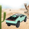 Qcar 1/24 Pick-up Truck Toys for Kids, Pickup Truck with RV Motorcycle, Alloy Truck Toy Vehicles with Sound and Light, Pick-Up Play Trucks for Adults Kids Play or Display Gifts (Green)