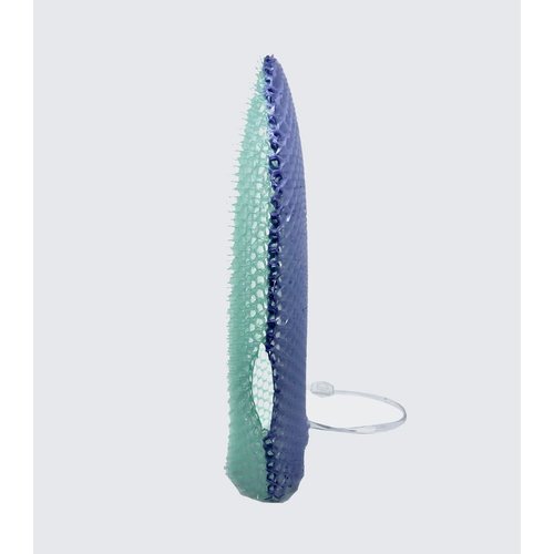 Supracor Stimulite Dual-Sided Bath Mitt - Lavender side (softer texture) Green side (firmer texture)