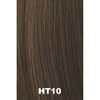 Christie Brinkley Natural Tone Hair Wrap Color HT10 Med Brown 6" Overall Length Heat Friendly Textured Hairpiece Fun Bun Chignon