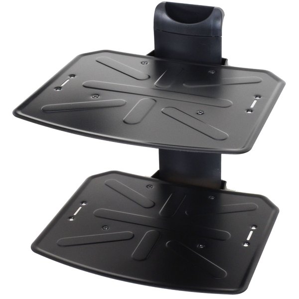 VideoSecu 2 Component Shelf Wall Mount Bracket for DVD/DVR/VCR/Cable Box DDS Box CH4