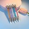 5Pcs Silicone Nail Brushes for Nail Art - Double Head Design, Nail Design Tools in 5 Colors