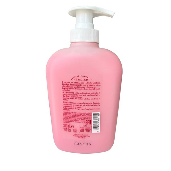 Perlier Lancashire Rose Petals Silky Liquid Soap 300 ml (10.1 Fl Oz) 1 unit - Made in Italy [italian import]