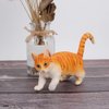 Orange Cat Animal Model Action Figures Family Party Supplies Desktop Decoration Cake Toppers Collection Toys for 5 6 7 8 Years Old Boys Girls Kid Toddlers