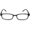 Foster Grant Men's Boston Square Reading Glasses, Black/Transparent, 59 mm + 2.75