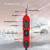 Car Circuit Tester,Multifunctional Component Activation Electrical Voltage Circuit Tester with LCD Display, 3.5-36V AC/DC Power Tester Digital Display Short Circuit Finder for Continuity Testing