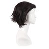 MapofBeauty 12 Inch/30 cm Cosplay Anime Short Layered Wavy Synthetic Wig (Dark Chocolate Brown)