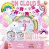 On Cloud 9 Birthday Party Decorations,On Cloud 9 Balloons,On Cloud 9 Cake Topper,On Cloud 9 Birthday Decor.