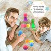 Cagemoga 30 Pieces Jumping Spring Toys Colorful Jumping Emoji Popper Spring Launchers Toy Creative Cute Bouncing Dolls Spring Launchers Bouncy Ball for Kids Playing Gifts Party Favors, Random Color