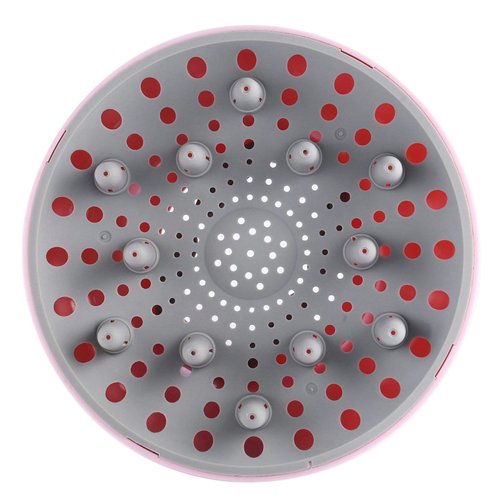 Hairizone Universal Hair Diffuser Adaptable for Blow Dryers with D-1.7-Inch to 2.6-Inch for Curly or Wavy Hair, Pink