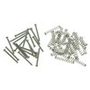 KAISH Pack of 20 American Thread Humbucker Pickup Height Screws Guitar Humbucker Pickup Screws with Springs for Gibson/EMG/Seymour Duncan/Dimarzio Nickel