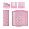 Pro Goleem Car Seat Strap Covers for Babies Girl Soft Car Seat Strap Shoulder Pads for All Car Seats, Stroller, Pushcar, Pink