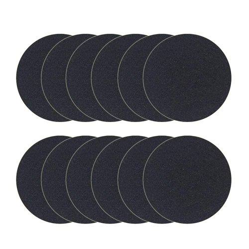 Abakoo Compost Bin Filters, 12 Packs, Activated Carbon Filters for Kitchen Compost Pail Filters Replacement for 1.6/1.8 Gallon Compost bin, 8.45 Inches, 6mm Thickness