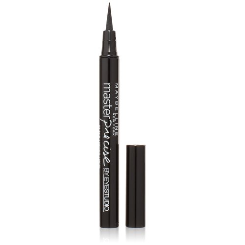 Maybelline New York Eye Studio Master Precise Liquid Eyeliner, No.110 Black, 0.037 Fluid Ounce