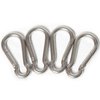 XYZ Boat Supplies® Stainless Steel 316, Spring Snap Hook, Carabiner, Set of 4 (5/16)