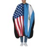 Usa Guatemala Flag Salon Barber Cape - Professional Hairdressing Waterproof Hair Cutting Cape With Adjustable Snap Closure-Haircut Apron For Hair Stylist And Home Use-55''X66''