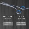 Marhaba AS Hair Cutting Scissors, Professional Barber Scissors, 2 Pcs Hair Cut Scissors set for Men and Women, Stainless Steel Hair Shears for Home and Salon Use, Scissors for Hair with Leather Case…