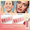 Liquid Blush Makeup, Soft Cream Liquid Blush Makeup Wand,Matte Creamy Blush for Cheeks,Cream Liquid Blush, Natural-looking, Smudge Proof, Long Lasting, Blendable Blush Stick Cosmetics (04#)