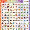 UVUXO 102 PCS Individually Wrapped Bug Temporary Tattoo for kids - Insect Temporary for Girls Boy Body Arm Shoulder Cute Tattoos Stickers, Birthday Party Supplies Gifts for Kids