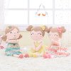 Gloveleya Baby Doll Baby Girl Gifts Plush Snuggle Dolls Soft Toys Yellow 16"