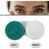Sports Vision's Contact lens Cases - Flat Design Colorful Contact Lens Box Left/Right Eyes Holder Container, Outdoor Mini Contact Lens Storage case 6 Pieces Made in the UK Screw Top