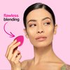 wet n wild Makeup Sponge - Low Product Absorption for Streak-Free Application, Effortless Blending Beauty for a Smooth Professional Looking Finish, Cruelty-Free & Vegan-Pink