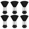 6 Pieces Barber Neck Hair Duster Brush Hair Cutting Neck Duster Hair Cleaning Sweeping Duster Soft Cutting Neck Hair Brush with Plastic Handle Grip for Brushing off Hair Around Face (Cute Style)