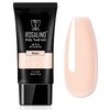 ROSALIND Nude Poly Extension Gel, 60ml Light Nude Poly Nial Gel Builder for Nail Art Decoration,Nail Thickening Extension Easy to DIY Use at Home Need UV Lamp