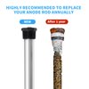 vattceel (2 Pack) Magnesium Anode Rod for RV Water Heater 1 Year Warranty Suburban - Teflon - 9.25 in L x 3/4 in NPT