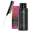 Schwarzköpf IGORA Vibrance Tone on Tone Coloration Demi-Permanent Hair Color Dye, Liquid Haircolor (w/Comb) Lasts 25 Shampoo (9.5-98 Violet Red)