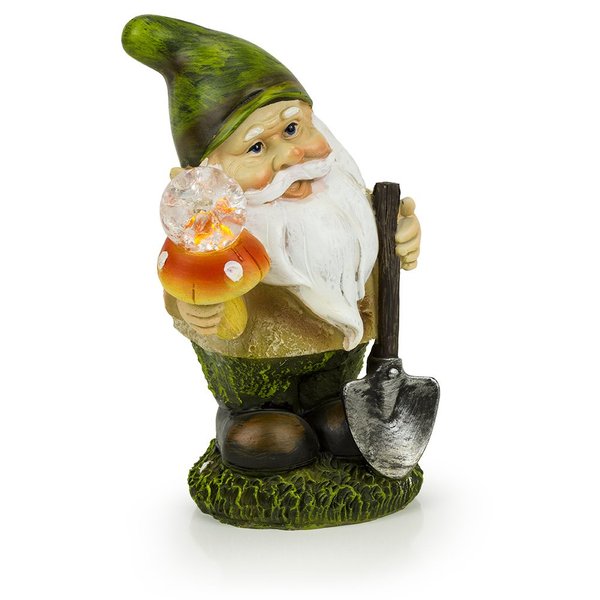 Dawhud Direct Mushroom Crystal Solar Light for Home and Outdoor Decor Mushroom Solar Powered Flickering LED Garden Light Backyard Gnome Decoration Mushroom Powered LED Light