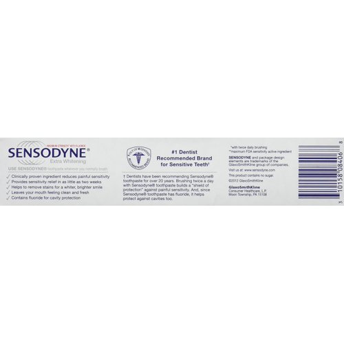 Sensodyne Extra Whitening Toothpaste, 6 Oz