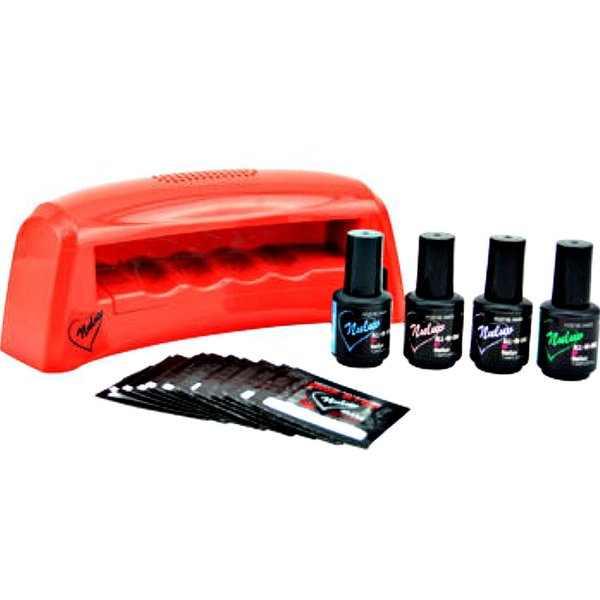 Nailuv All-in-one Gel Nail Polish Kit with 4 Colors