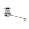 ReliaBot 5PCs Aluminum 2GT Timing Pulley 20 Teeth Bore 8mm for 3D Printer 10mm Width 2GT Timing Belt