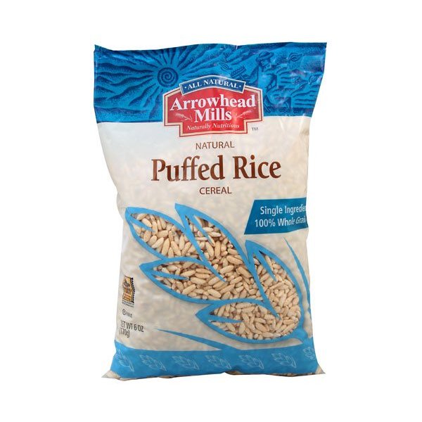 Arrowhead Mills Natural Puffed Rice Cereal 6 oz [ Pack of 3]