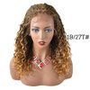 18" Inces Lace Front Box Braided Wigs For BlackWomen Swiss Lace Front Wigs With Baby Hair Micro Syntheic Braid Wigs (#1B/27T Black Mix Blonde)