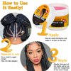 16 OZ Big Capacity Strong Hold Braid Gel Tames Frizz Smoothing Gel Good for Twist, Locs, Braids, Edge, Cornrows No Flake Extra Hold High Shine Braiding Gel & Edge Control Easy to Use for Braids