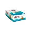 think! Protein Bars with Chicory Root for Fiber, Digestive Support, Gluten Free with Whey Protein Isolate, Cupcake Batter, Snack Bars Without Artificial Sweeteners, 1.4 Oz (10 Count)
