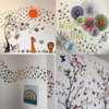 Heansun 80 PCS 3D Butterfly Wall Decor, 4 Styles Butterfly Wall Decals Removable Mural Stickers Butterfly Decorations for Home Room Bedroom Nursery Decor