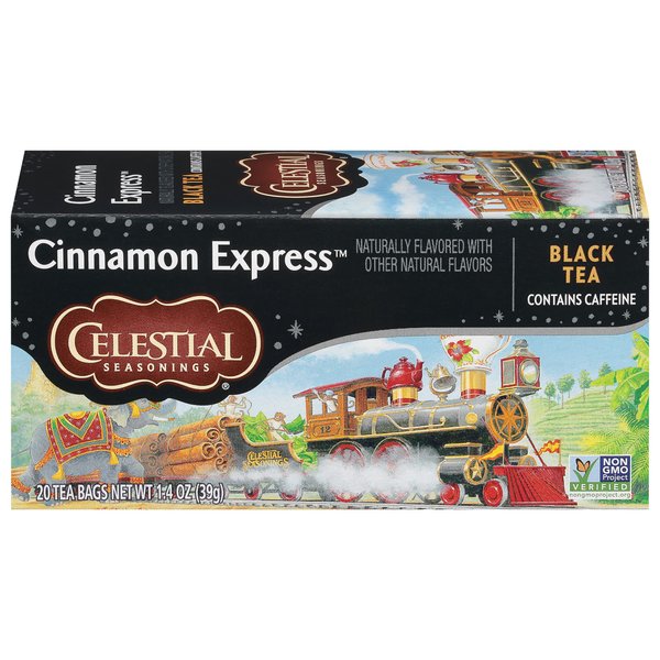 Celestial Seasonings Cinnamon Express Black Tea 20 Tea Bags