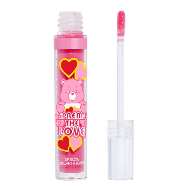 wet n wild Care Bears High-Shine Shimmer Lip Gloss, Lightweight Tinted Gloss with Mirror-Like Finish, Non-Sticky Formula, Cruelty-Free & Vegan - Spread the Love