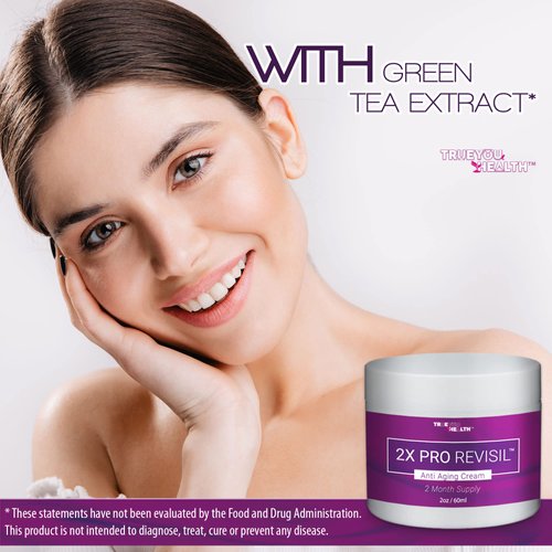 2X PRO REVISIL Cream - Anti Aging Cream - 2 Month Supply - Anti-Wrinkle Facial Moisturizer with Collagen & Vitamin C - Intense Hydration - Improves Wrinkles, Uneven Skin Tone, Dry Skin, & Dark Spots