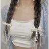 Lace Hair Bow Clips for Women White Lace Coquette Bows for Hair Cute Hair Ribbons for Women
