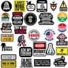 150 PCS Hard Hat Stickers for Tool Box, Helmet, Funny Blue Collar Stickers, Prank Meme Vinyl and Waterproof Decal for Mechanics, Electricians, Union, Oilfield, Military, Construction