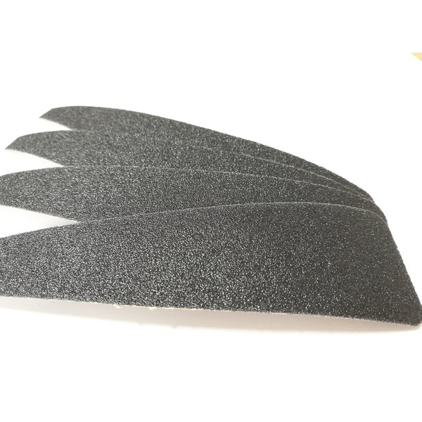 DISPOSABLE PEDICURE FOOT FILE REFILL PADS, 100 GRIT, BLACK, 50 COUNT (100 GRIT, BLACK)