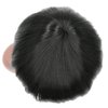 NEWPECK Afro Girls Cosplay Mushroom Wig Short Haircut With Bangs Bob Wig For Black Women (Black)