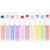Townley Girl Hello Kitty 10 Piece Plant Based Lip Gloss, Girls Party Favors, First Makeup Set for Girl, Perfect for Parties, Sleepovers, and Birthday Gifts, Ages 3